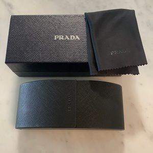 Prada sunglasses case and box